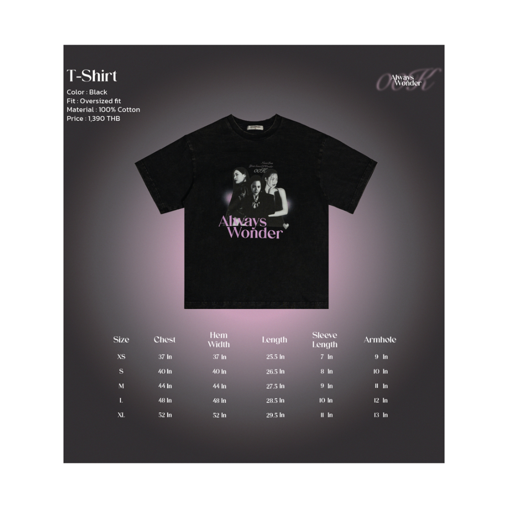 AlwaysWonder | 'Birthday' Black T-Shirt