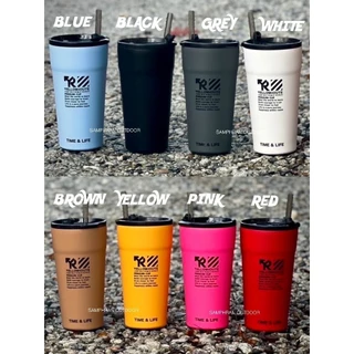 ❄️ แก้วเก็บอุณหภูมิ เย็น ร้อน Yellow Route Penguin Cup 20 oz. มาพร้อมฝา/หลอด มีที่เปิดขวดในตัว