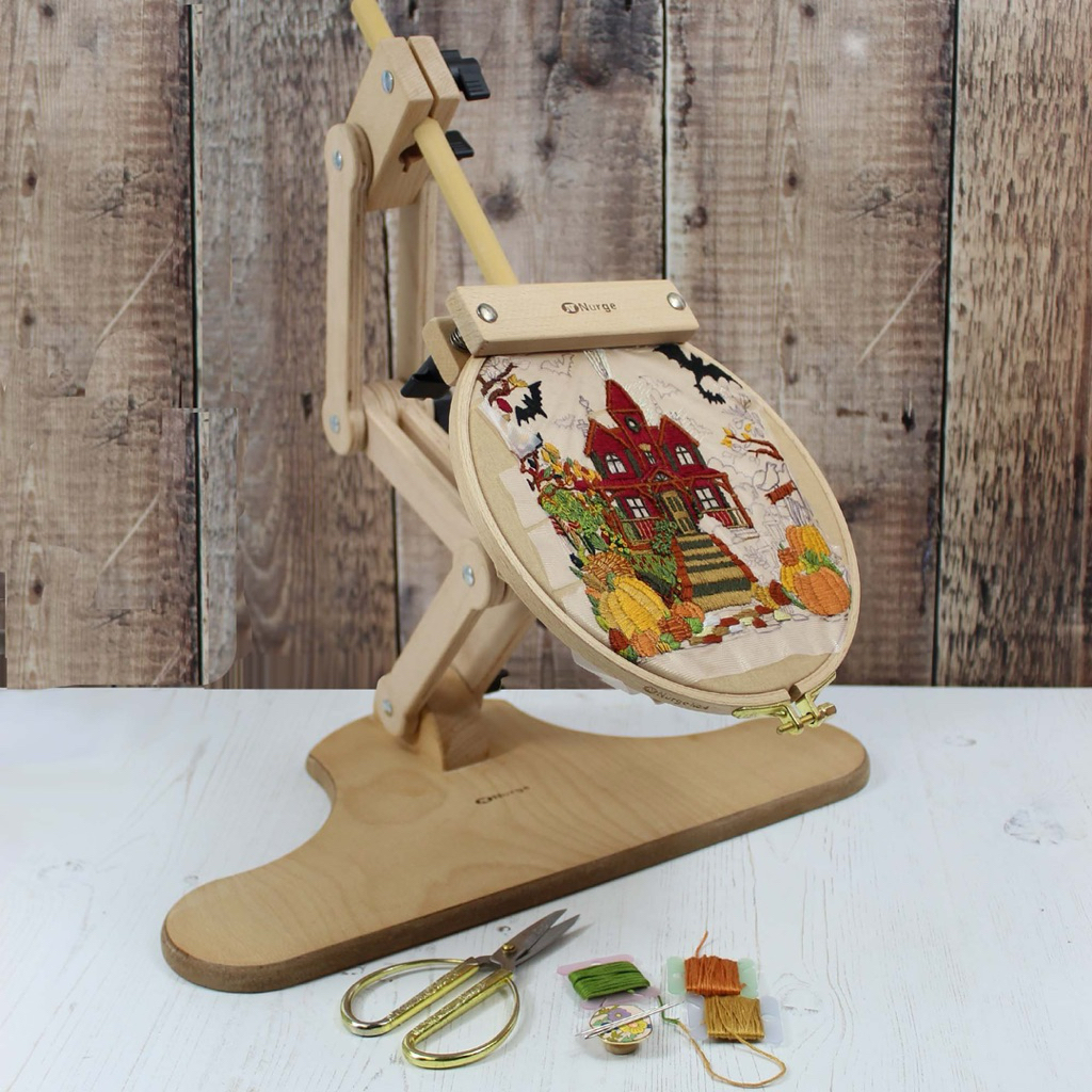 Nurge Embroidery Stand Adjustable 360 องศา ใหม่ล่าสุด  ทำจากไม้บีชแท้