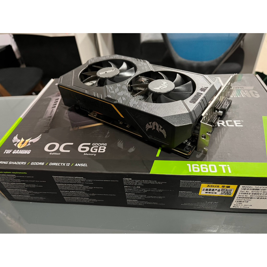 การ์ดจอมือสอง  ASUS TUF1660TI