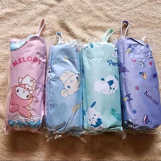 พร้อมส่งในไทยร่มพับมินิสไตล์ญี่ปุ่นSanrioพกพาสะดวกสีสันสวยสดใสน่ารักฝุด!พิเศษสั่งซื้อวันนี้แถมฟรีที่วางมือสุดน่ารัก