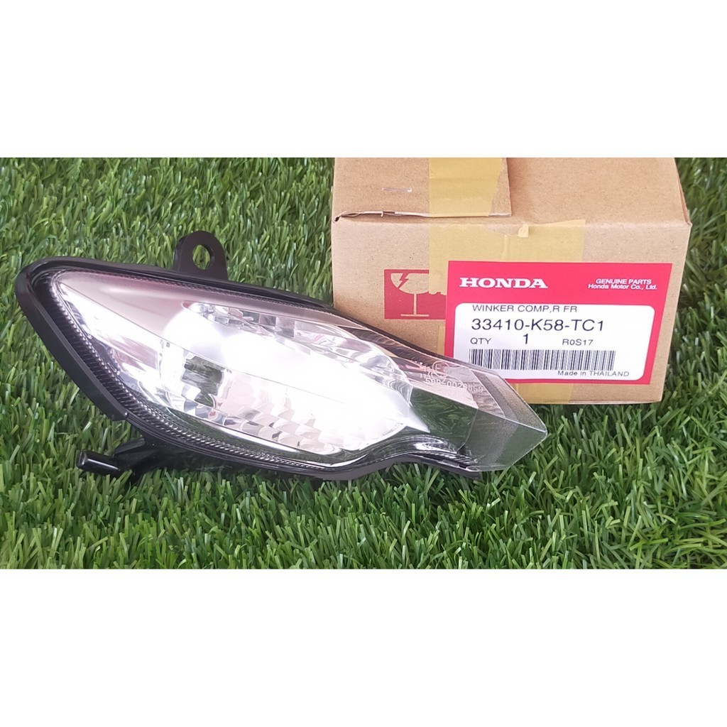 ไฟเลี้ยวหน้าด้านขวาทั้งชุด WAVE110I (ปี2021-2024) แท้ศูนย์ (33410-K58-TC1)