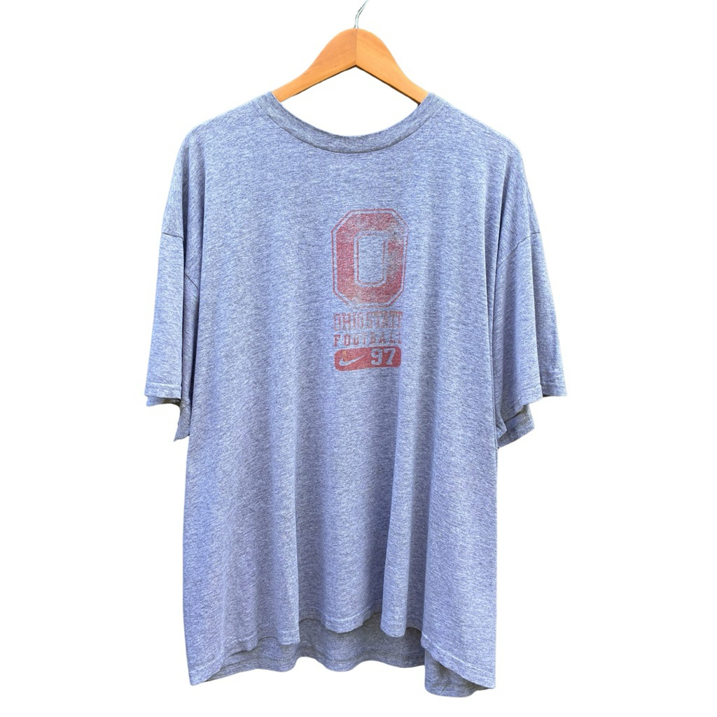 เสื้อยืดวินเทจ Ohio State Football Nike NCAA Team Logo USA MADE