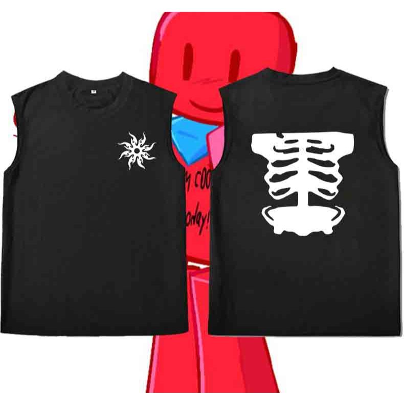 1x1x1x1 Roblox เสื้อกั๊ก Roblox Certified Balloon Vest ตลกเสื้อกั๊กเพศฝ้ายเสื้อกั๊กสะดวกสบายทุกวัน R