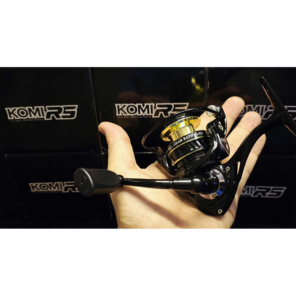 Komi R5 รอกจิ๋ว สปิ๋ว ตกกุ้ง แขนหมุนเกลียว - รูปที่ 6