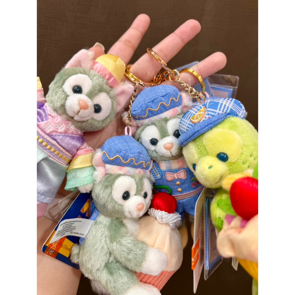 ✨GELATONI, OLU MEL KEYCHAIN 🐱🐢พวงกุญแจเจลาโตนี่ อูลูเมล | Hongkong Disneyland 🇭🇰