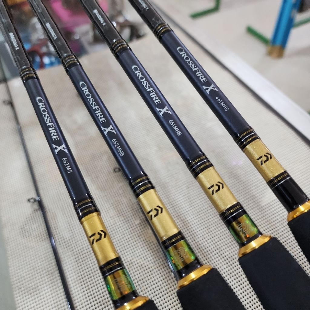 คันไดว่า DAIWA CROSSFIRE-X NEW 2025 เบท/สปิน 7ฟุต/6ฟุต6ท่อนเดียวและ2ท่อน