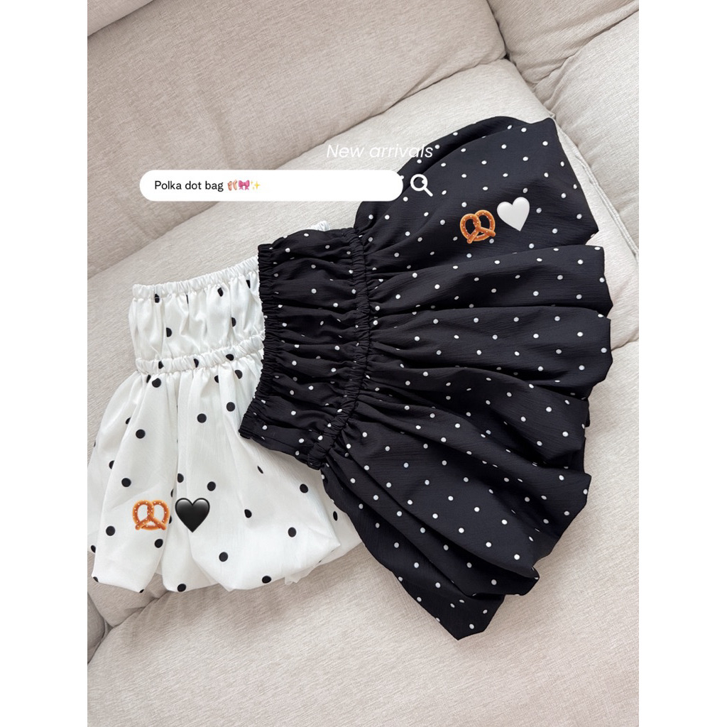skirts013 - กระโปรงบอลลูน Polka dot skirts 🎀🩰☁️🥨