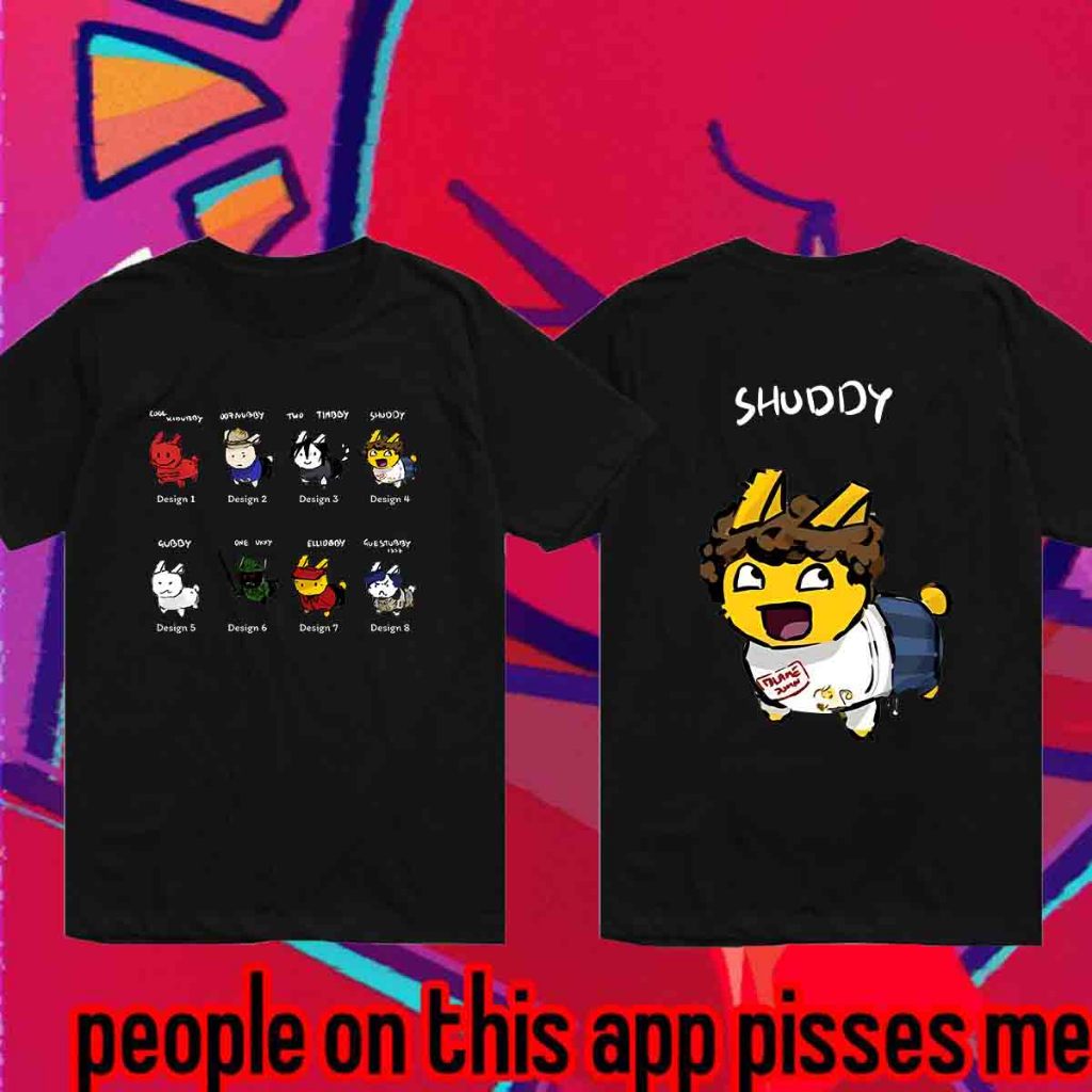 Roblox เสื้อยืด c00lkid-Shedletsky เบลมจอห์น Gubby-Forsaken สองครั้ง - 1x1x1-01-007n7 Roblox ผู้ใหญ่เสื้อยืด