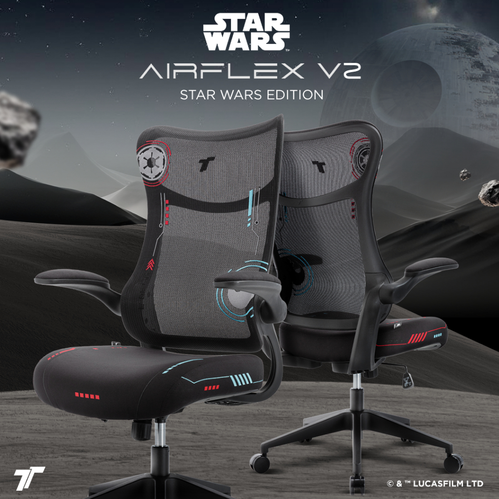 TT AIRFLEX V2 Star Wars Edition Ergonomic Chair Lumbar Support เก้าอี้ทำงาน พนักพิงตาข่ายระบายอากาศ