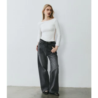 STUDIO UNKNOWN - Benn Straight Jeans (S-3XL เอว24-35) กางเกงยีนส์ทรงตรง