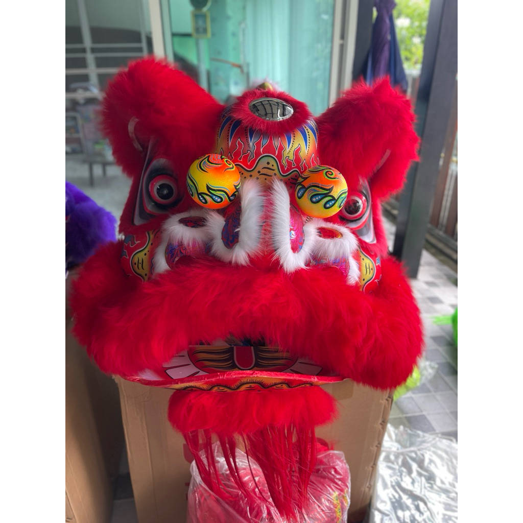 หัวสิงโตโฟม ขนาด20 นิ้ว (พร้อมส่งจากไทย)