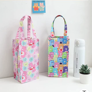 New Item * กระเป๋าใส่แก้วเยติ (YETI) ถุงผ้าใส่แก้วเยติ กระติกน้ำ กระเป๋าเก็บความเย็น-ร้อน ลายการ์ตูนสดใส กันน้ำ แบบพกพา