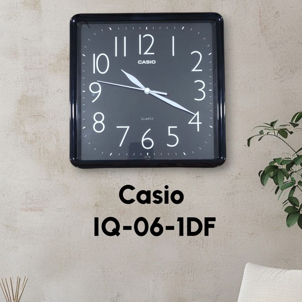 นาฬิกาแขวน นาฬิกาแขวนผนัง Casio รุ่น IQ-05-1DF (ทรงกลม) , IQ-06-1DF (ทรงสี่เหลี่ยม)