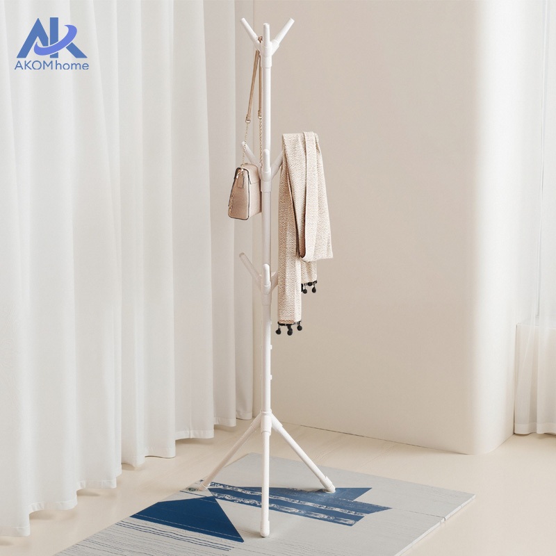 [ราวทรงต้นไม้] ราวแขวน ราวแขวนเสื้อผ้า ไม้แขวนเสื้อในร่ม ที่แขวนหมวกและเสื้อโค๊ท แข็งแกร่งและมั่นคง เรียบง่ายและสวยงาม