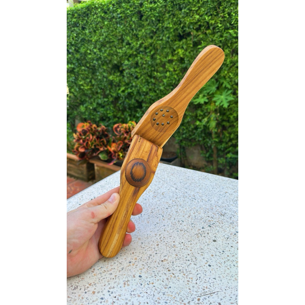 Handmade Teak Wood Lemon Squeezer