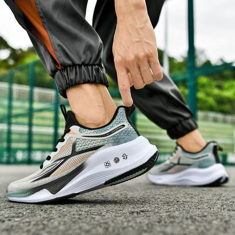 รองเท้าผ้าใบผู้ชาย พื้นนิ่ม เบา สวมใส่สบายเท้า ราคาดีโดนใจทุกวัยพื้นนิ่มสุดๆ Sneakers - รูปที่ 6