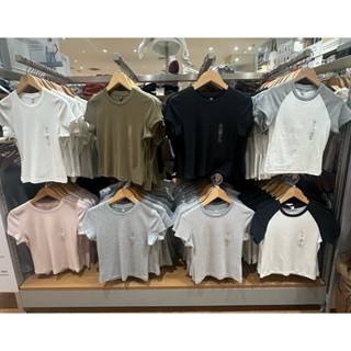 เสื้อยืด แขนสั้น ทรงมินิ uniqlo