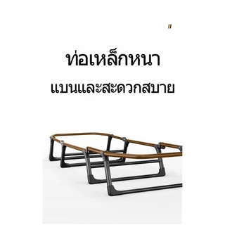 【รวมแผ่นรองนอนในตัว】เตียงพับแบบบูรณาการ เสริมมุม 8 มุม ทนทานมาก ไม่ต้องติดตั้ง เปิดและใช้งาน