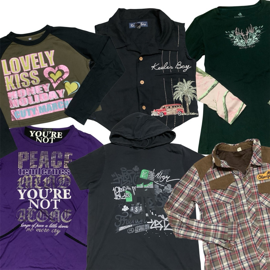 รวมเสื้องาน Y2K มือสอง Collection of second-hand Y2K clothing (Update 17/06/68)