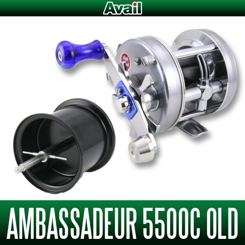 [Avail] Abu Microcast Spool Old5530C70S For Ambassadeur 5500C 70S [ขอบสระ 3Mm] [สีดํา]
