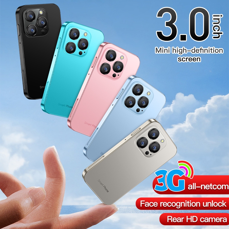 Soyes i17 สมาร์ทโฟน ขนาดเล็ก  WCDMA 3G ซิมคู่ แอนดรอยด์ 9.0 Quad Core 2GB 16GB หน้าจอ HD 3.0 นิ้ว