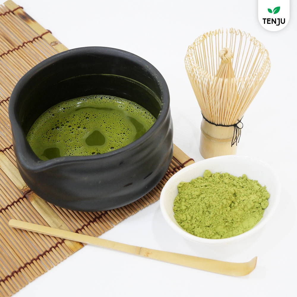 Tenju (Uji) อูจิมัทฉะ 100 กรัม  ผงชาเขียว ผงมัทฉะ มัทฉะ เพียวมัทฉะ จากญี่ปุ่น Matcha (ตรา เทนจู) ราคา ถูกที่สุด ดีลบีเคเค แกลเลอรีภาพที่ 7