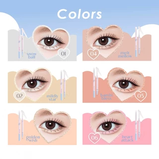 Cathy Doll Eye Baby Dolly Eye Stick เคที่ดอลล์ อายเบบี้อาย ปากกาดอลลี่อาย 2หัว 0.2g+0.3ml