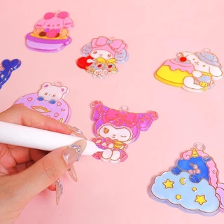 กาวคริสตัล ลายการ์ตูน สามมิติ แฮนด์เมด diy สําหรับเด็กนักเรียน