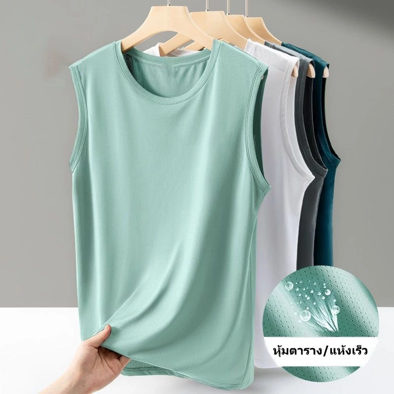 CC-30102 เสื้อกล้ามผู้ชายผ้ากีฬาไนลอนตาข่ายระบายอากาศ thumbnail 6