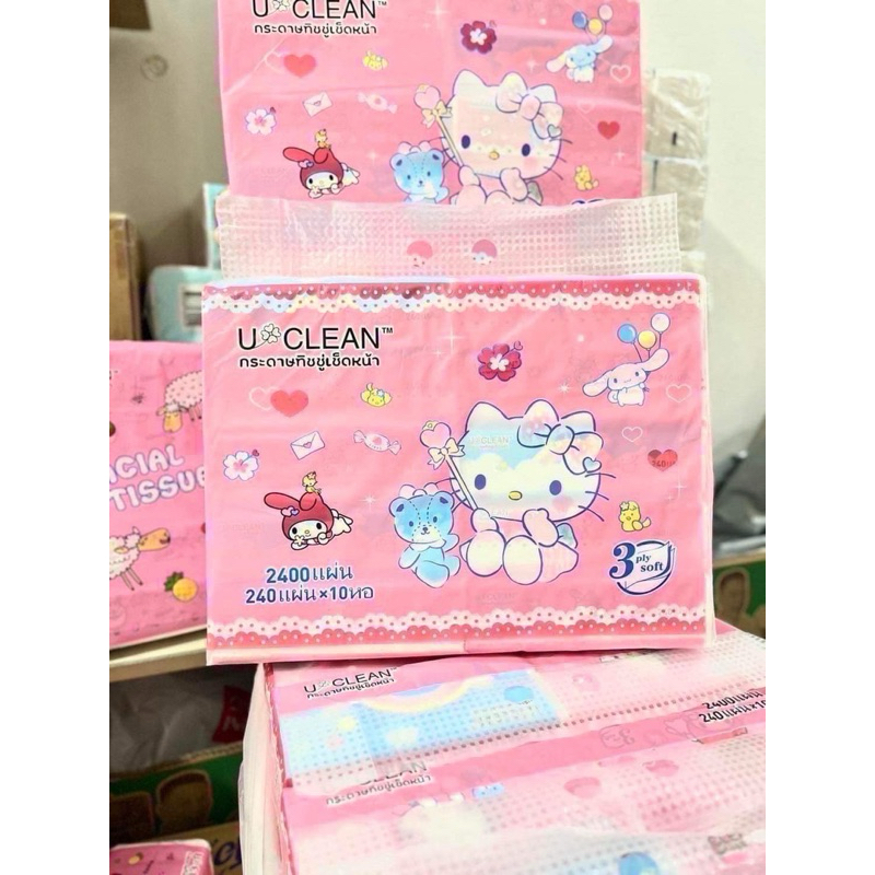 ทิชชู่ลายน้องแกะหนา3ชั้น คละลาย