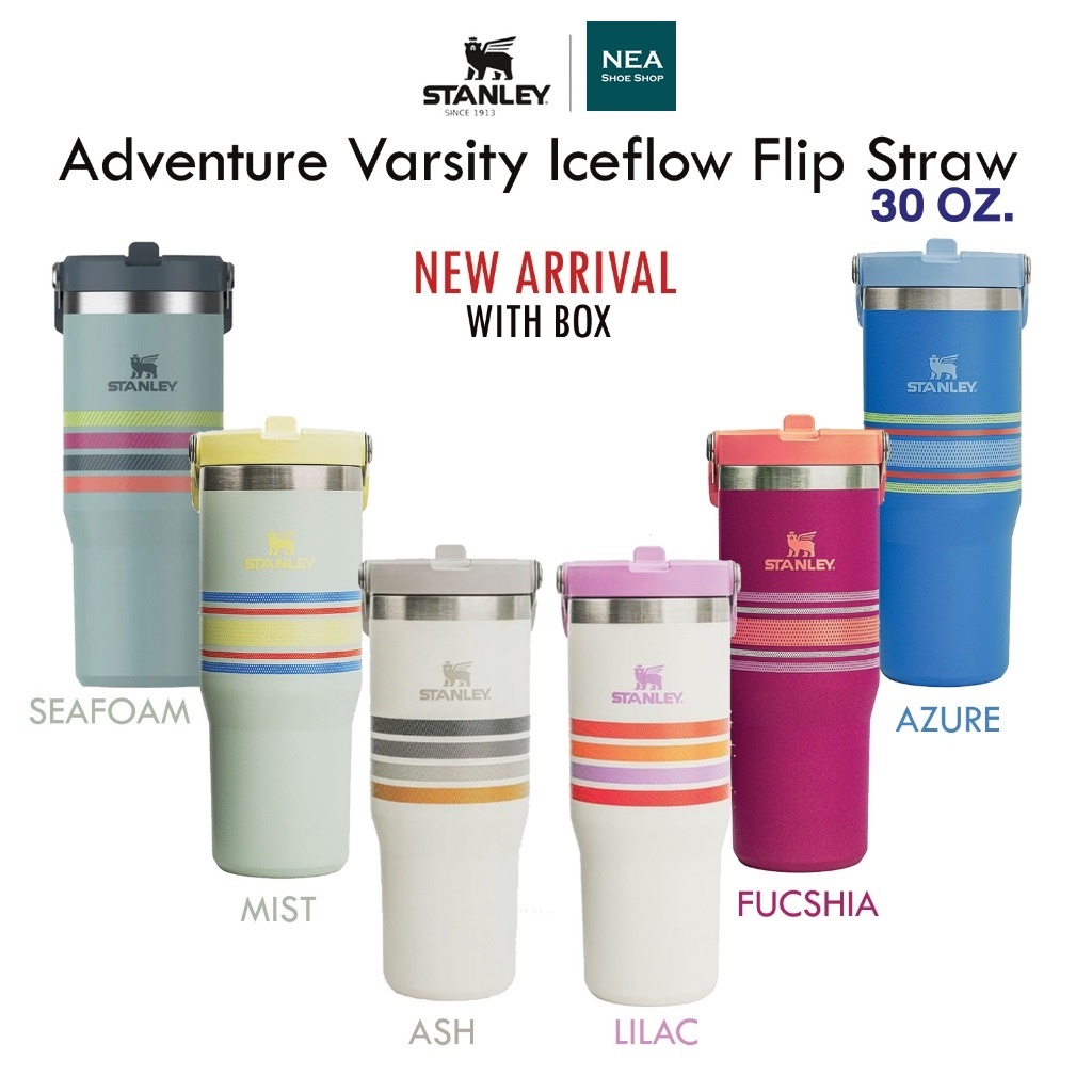[ลด20% เก็บโค้ด 20XTRA1000] Stanley The Varsity Iceflow flip Straw Tumbler - 30 OZ NEA แก้วเก็บความเย็น แสตนลีย์ แท้