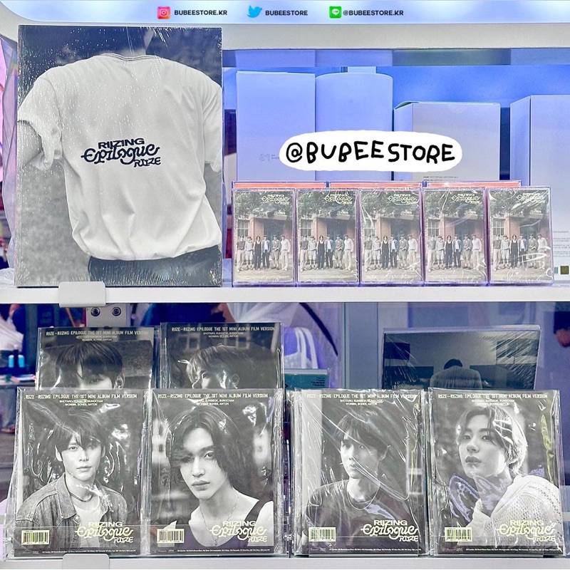 (ใช้โค้ดลด 20% สูงสุด 1000.-) พร้อมส่ง RIIZE - [RIIZING : Epilogue] Photobook / Cassette / Travel bag / Film ver.