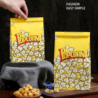 Baking Barn Popcorn bag ถุงใส่ป๊อปคอร์น ถุงกระดาษเคลือบ กันน้ำ-น้ำมัน พิมพ์ลาย Popcorn แบบมีลวด