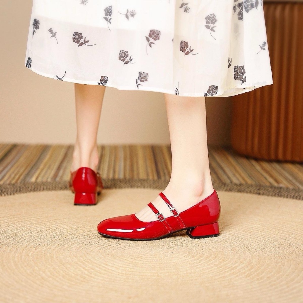 Shoes i amm UN66 ร้านจริงส่งตรงจากนครนายกรองเท้า Mary Jane แมรี่เจน สวยเก๋ เท้าเรียวใส่ตรงไซส์ เท้าอวบกว้างบวกเพิ่ม