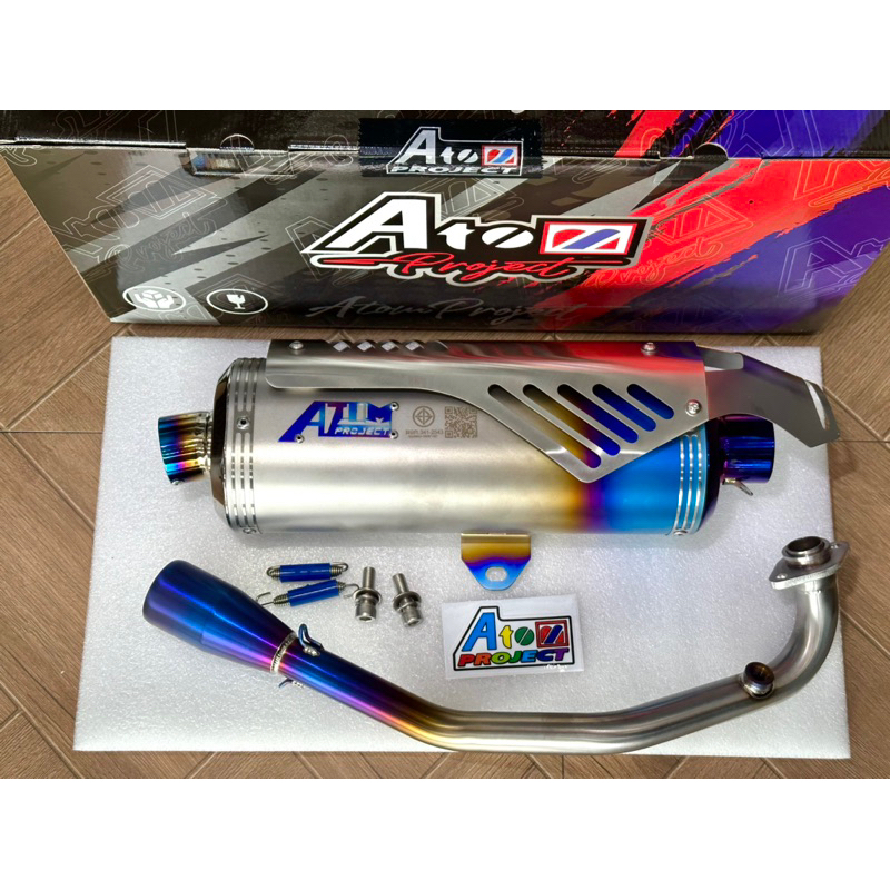 ท่ออะตอม จีออโน่125 Atom Giorno+ Giorno125 มอก. ของแท้ตรงรุ่นใส่ได้เลย