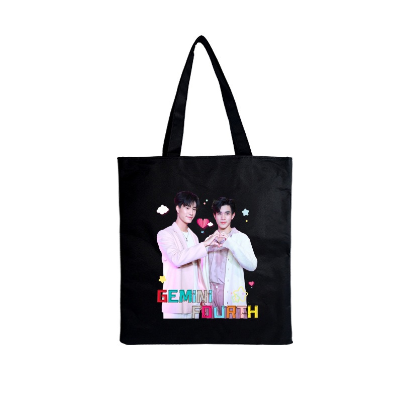 กระเป๋าถุงผ้า GEMINIFOURTH เจมีไนน์โฟร์ท ขนาด 34*37cm สินค้าพร้อมส่ง