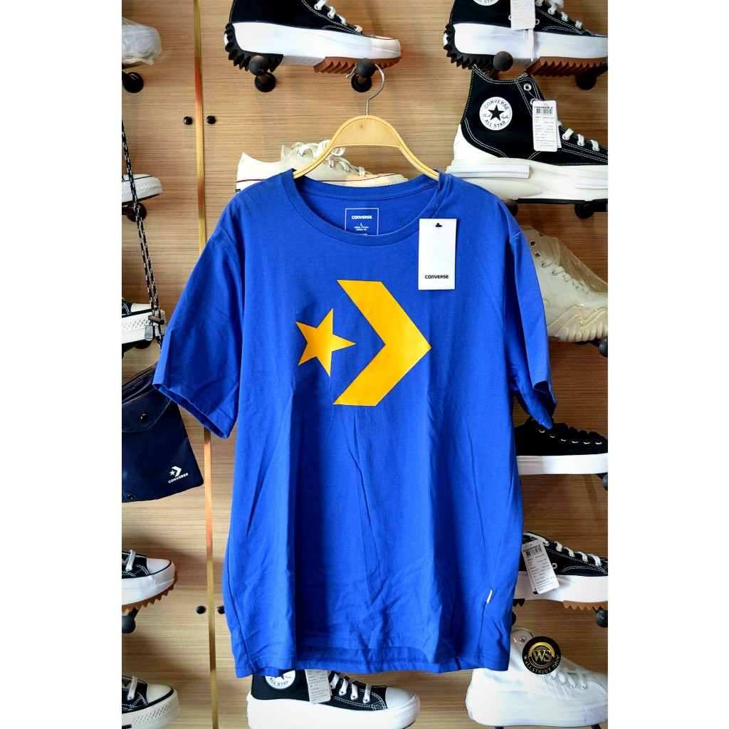 Converse เสื้อยืด Cotton 100% ผ้าดีหนานุ่มใส่สบาย คอนเวิร์ส แท้