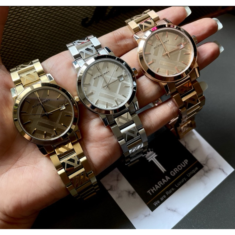 นาฬิกามือสองแท้ Burberry Stainless Steel All Unisex