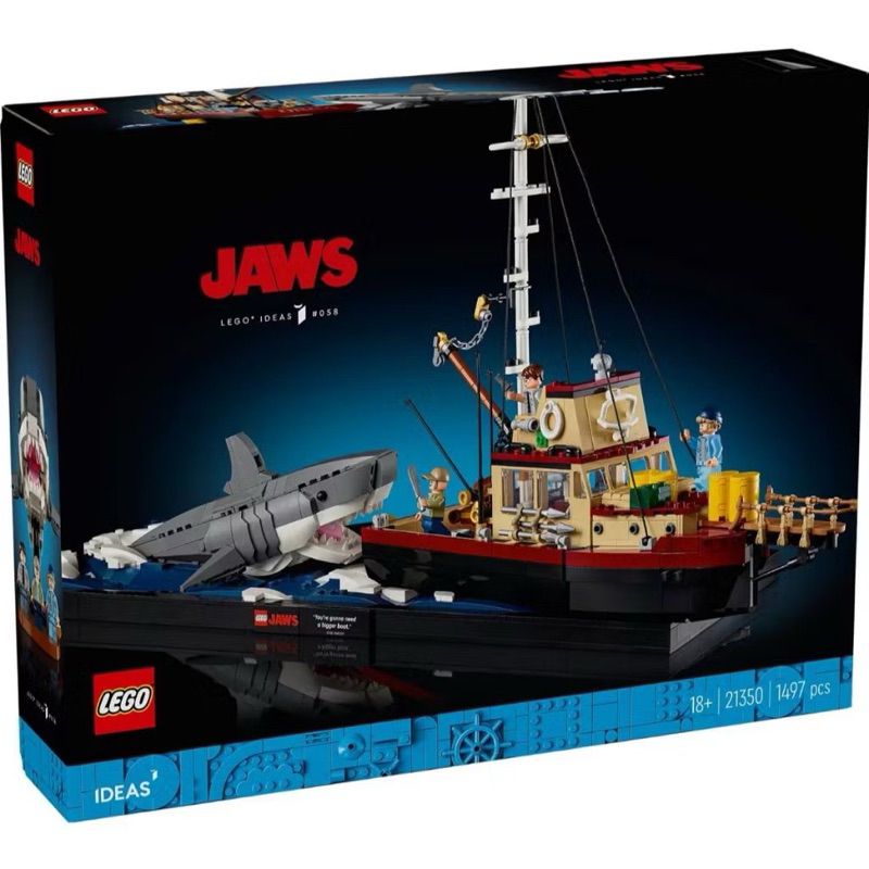 (พร้อมส่ง รับส่วนลด 10-20%) Lego Ideas 21350 Jaws เลโก้ ของใหม่ ของแท้ 100%