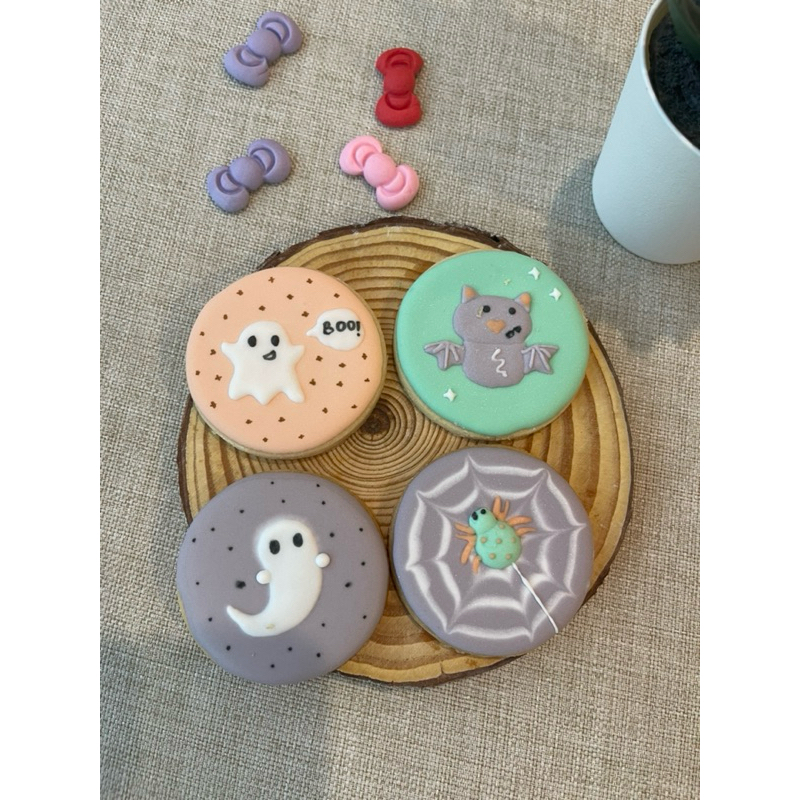 (pre-order) Halloween Cookie ฮาโลวีนคุ้กกี้ spooky cookie คุ้กกี้น้ำตาลไอซิ่ง คุ้กกี้ฮาโลวีน (ขั้นต่
