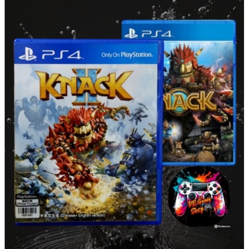 [Ps4-Ps5] game: Knack/SuperBombermanR (มือ1/มือ2)แผ่นเกมส์ เล่นได้ 1-2คน