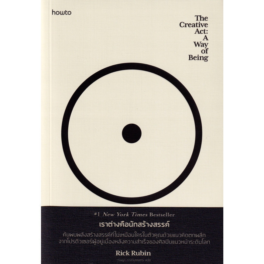 [Chulabook] หนังสือ เราต่างคือนักสร้างสรรค์ (THE CREATIVE ACT: A WAY OF BEING) (9786161866518) c111