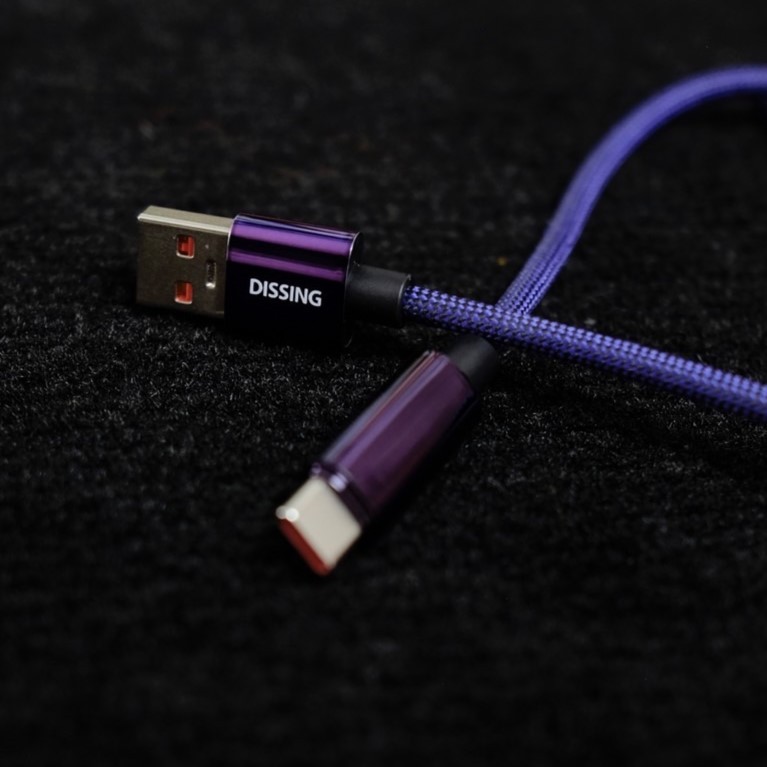 สายชาร์จ ไนลอนถัก Dissing DS012 USB-A to C (66W) ขนาด1.2เมตร ชาร์จไว มีหน้าจอ แสดงกำลังไฟ