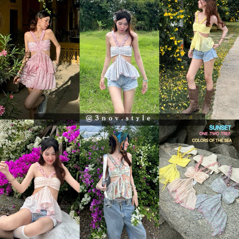 산호(sanho) : น้องปะการัง🪸 เสื้อชีฟองรุ่นใหม่ งานสั่งตัดของทางร้านค่ะ