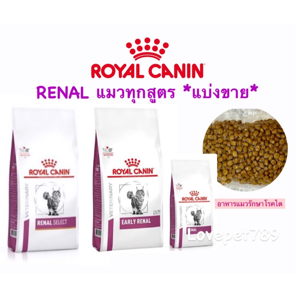 ส่งไวมาก แพ็คใหม่ทุกวัน‼️ Royal Canin Renal แมว อาหารแมวโรคไต (ครบ 3 สูตร) ของใหม่ แพ็คใหม่ ส่งไวมาก