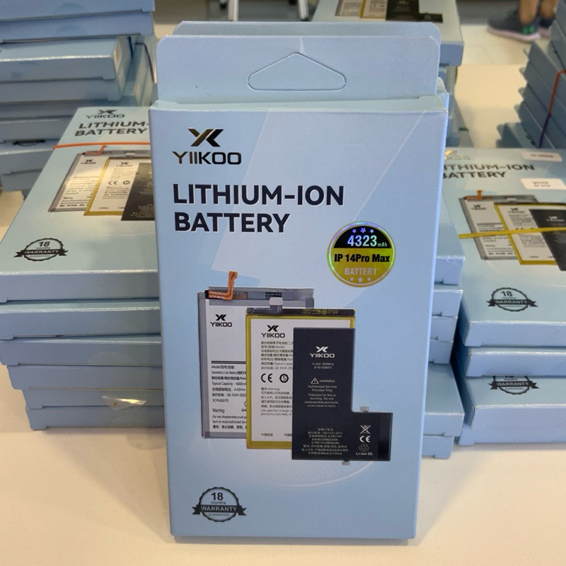 แบตเตอรี่มือถือ สำหรับ Iphone X XS XSmax XR รับประกัน 18 เดือน แถมชุดไขควง Battery Yiikoo ของแท้100%