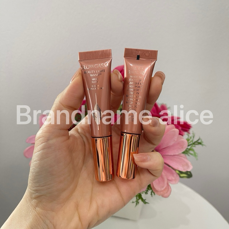 แท้💯 ไฮไลท์/คอนทัวร์ Charlotte Tilbury beauty light wand สี Pillow talk medium