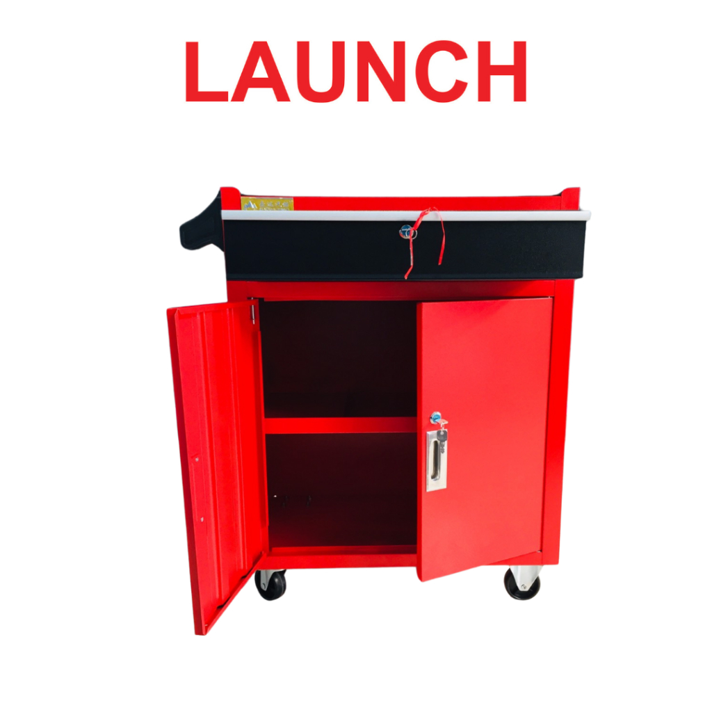 LAUNCH JS-306 Tool Trolly ตู้เครื่องมือ 1 ลิ้นชัก ตู้สำหรับใส่เครื่องมือช่าง มีล้อเลื่อนในตัว