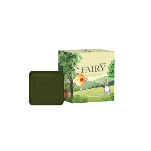 Fairy Coffee & Green tea scrub 60g (01366) แฟรรี่ คอฟฟี่ กรีนที สครับ โซฟ สบู่สครับแฟรรี่